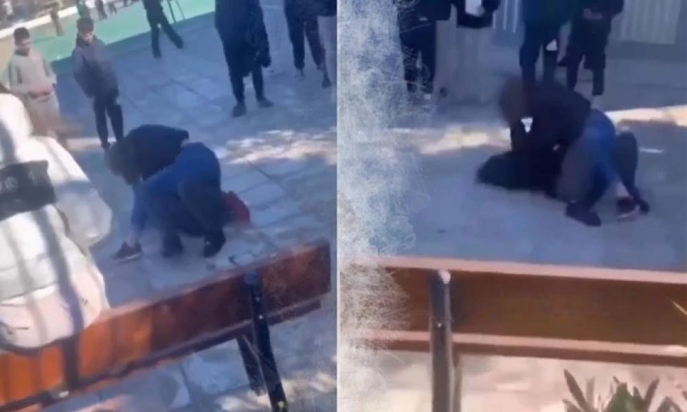 Σοκ σε αυλή σχολείου στα Χανιά: Συμμαθήτριες χτυπιούνται άγρια και οι αλλού καταγράφουν